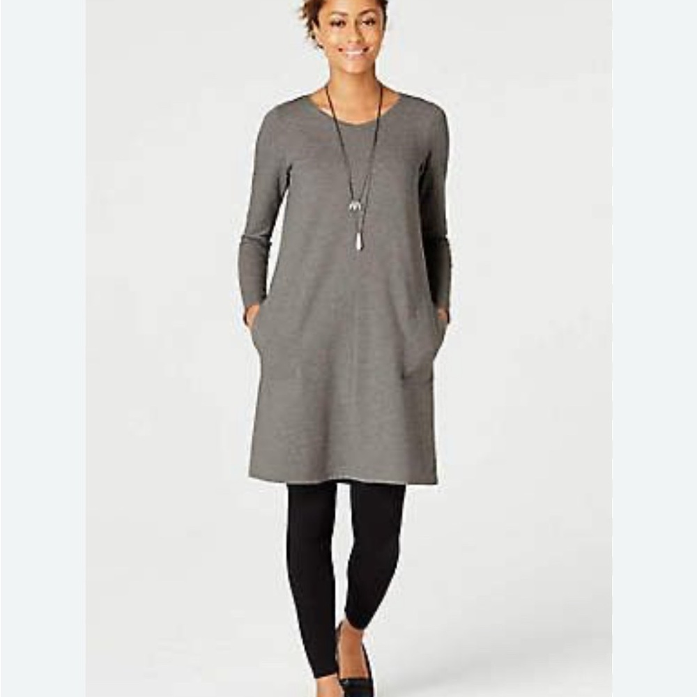 J.Jill The Pure Jill Collection Scoop Neck A-Line Dress NWT